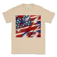 Mushroom American flag glitter 4th of july Classic Tee - CowGirlArtShop