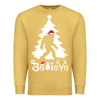 Antique Gold bigfoot christmas shirt Premium Sweatshirt - DesigneFamous