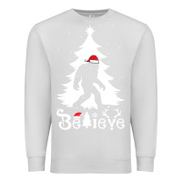 Dove Grey bigfoot christmas shirt Premium Sweatshirt - DesigneFamous