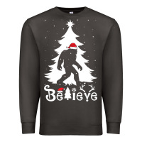 Smoke bigfoot christmas shirt Premium Sweatshirt - DesigneFamous