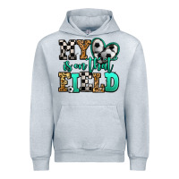 Heather Grey my heart is on that field soccer Urban Hoodie - Jasminsmagicworld