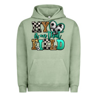 Pigment Oil Green my heart is on that field soccer Urban Hoodie - Jasminsmagicworld