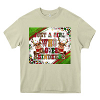 Mossy just a girl who loves reindeer Heavy Core Tee - CowGirlArtShop