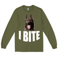 Army Green I Bite Long Sleeve Tee - Bettercallsaul