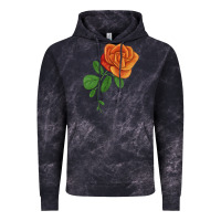 Cloud Black Burst Of Joy Rose Vintage Hoodie - LillyAllenDesigns
