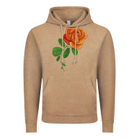 Vintage Coffee Burst Of Joy Rose Vintage Hoodie - LillyAllenDesigns