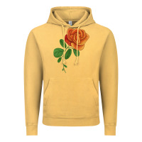 Vintage Mustard Burst Of Joy Rose Vintage Hoodie - LillyAllenDesigns