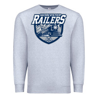 Heather Grey worcester railers Premium Sweatshirt - DesigneFamous