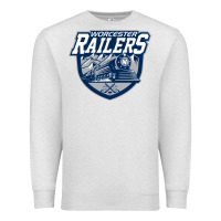 Oatmeal Heather worcester railers Premium Sweatshirt - DesigneFamous