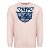 Pale Pink worcester railers Premium Sweatshirt - DesigneFamous