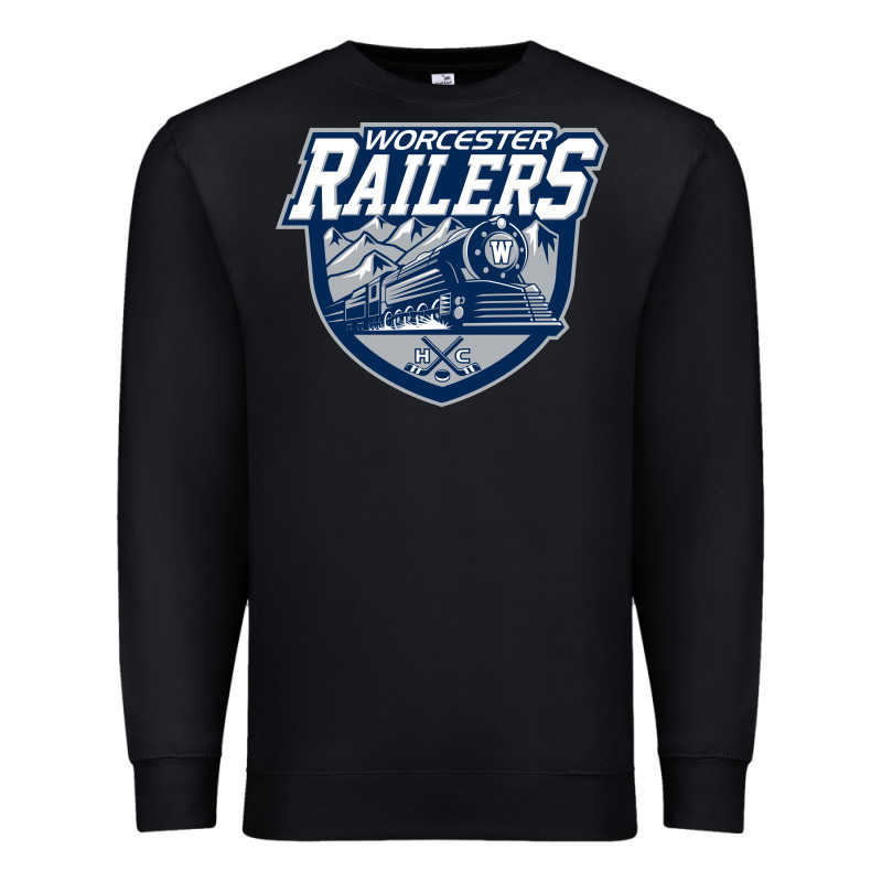 Worcester Railers Premium Sweatshirt by DesigneFamous | Teevron