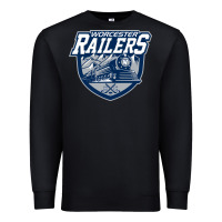 Black worcester railers Premium Sweatshirt - DesigneFamous