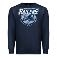 Navy worcester railers Premium Sweatshirt - DesigneFamous