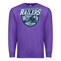 Purple worcester railers Premium Sweatshirt - DesigneFamous