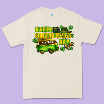Camper Happy St. Patrick's Day Premium Tee Designed By Cowgirlartshop