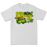 Dove Grey Camper Happy St. Patrick's Day Premium Tee - CowGirlArtShop