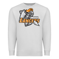 Dove Grey omaha lancers Premium Sweatshirt - DesigneFamous