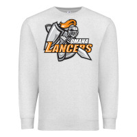 Oatmeal Heather omaha lancers Premium Sweatshirt - DesigneFamous