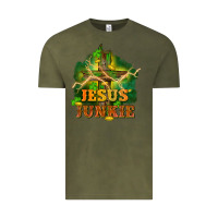Vintage Olive Jesus junkie St. Patricks Day Vintage Tee - FaDigitalArtStudio