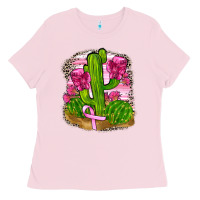 Breast Cancer Cactus Ladies Tee | Teevron