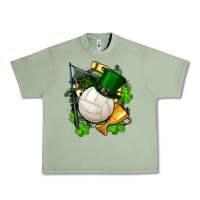 Oil Green st.patrick's day volleyball Urban Heavy Tee - FaDigitalArtStudio