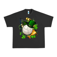 Pigment Black st.patrick's day volleyball Urban Heavy Tee - FaDigitalArtStudio