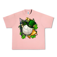 Salmon st.patrick's day volleyball Urban Heavy Tee - FaDigitalArtStudio