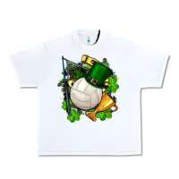 White st.patrick's day volleyball Urban Heavy Tee - FaDigitalArtStudio