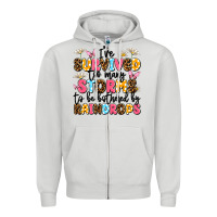 Dove Grey i've survived too many storms Zipper Hoodie - JahusDesignShop