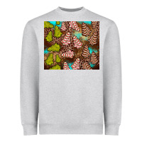 Little Debbie Tree Cakes Leopard Turquoise Heavyweight Sweatshirt | Teevron