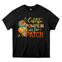 Black cutest pumpkin in the patch Heavy Core Tee - CowGirlArtShop
