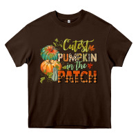 Chocolate Brown cutest pumpkin in the patch Heavy Core Tee - CowGirlArtShop