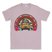 Lilac school bus leopard cowhide rainbow Classic Tee - Artiststas