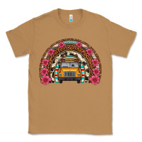 Toasted Coconut school bus leopard cowhide rainbow Classic Tee - Artiststas