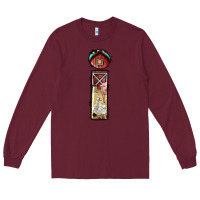 Burgundy farm life alphabet lowercase letters i Long Sleeve Tee - BundleAndBundleShop
