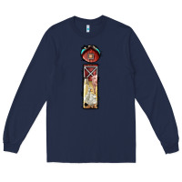 Navy farm life alphabet lowercase letters i Long Sleeve Tee - BundleAndBundleShop