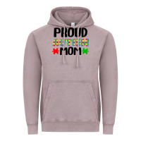 Vintage Zinc autism awareness puzzle theme Vintage Hoodie - CowhideDigitalArt