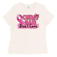 Bone Breast Cancer Chemo hair don't care Ladies Tee - FaDigitalArtStudio