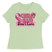 Matcha Breast Cancer Chemo hair don't care Ladies Tee - FaDigitalArtStudio