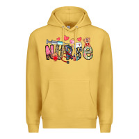 Antique Gold Nurse Valentines Day Premium Hoodie - CowhideDigitalArt