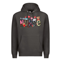 Smoke Nurse Valentines Day Premium Hoodie - CowhideDigitalArt