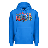 True Royal Nurse Valentines Day Premium Hoodie - CowhideDigitalArt