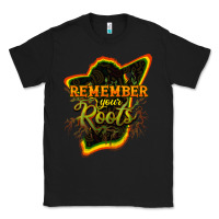 Black Remember your roots Classic Tee - HowdyJamesFarm