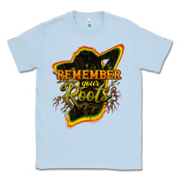 Dusty Blue Remember your roots Classic Tee - HowdyJamesFarm