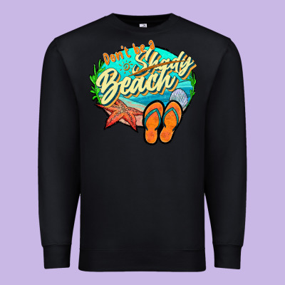 Dont Be A Shady Beach 2 Premium Sweatshirt Designed By Jahusdesignshop