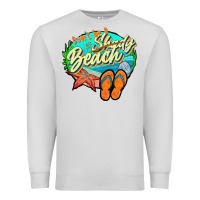 Dove Grey dont be a shady beach 2 Premium Sweatshirt - JahusDesignShop