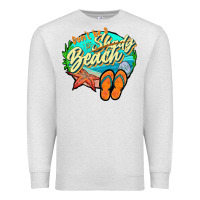 Oatmeal Heather dont be a shady beach 2 Premium Sweatshirt - JahusDesignShop