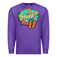 Purple dont be a shady beach 2 Premium Sweatshirt - JahusDesignShop