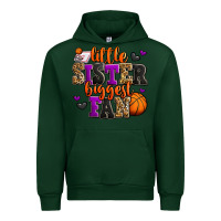 Forest Green little sister biggest fan basketball Urban Hoodie - Jasminsmagicworld