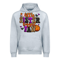 Heather Grey little sister biggest fan basketball Urban Hoodie - Jasminsmagicworld